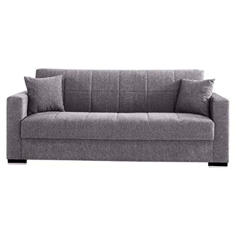 Divano prontoletto Nora, 3 posti, 1 pz., colore: grigio