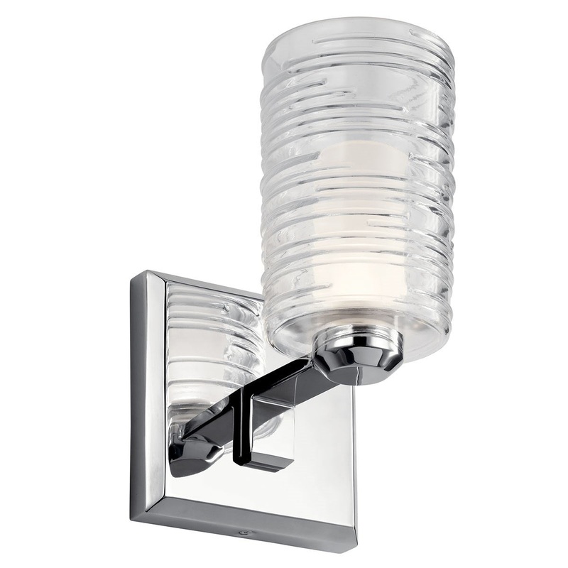 Kichler 55095CH One Light Wall Sconce, Chrome