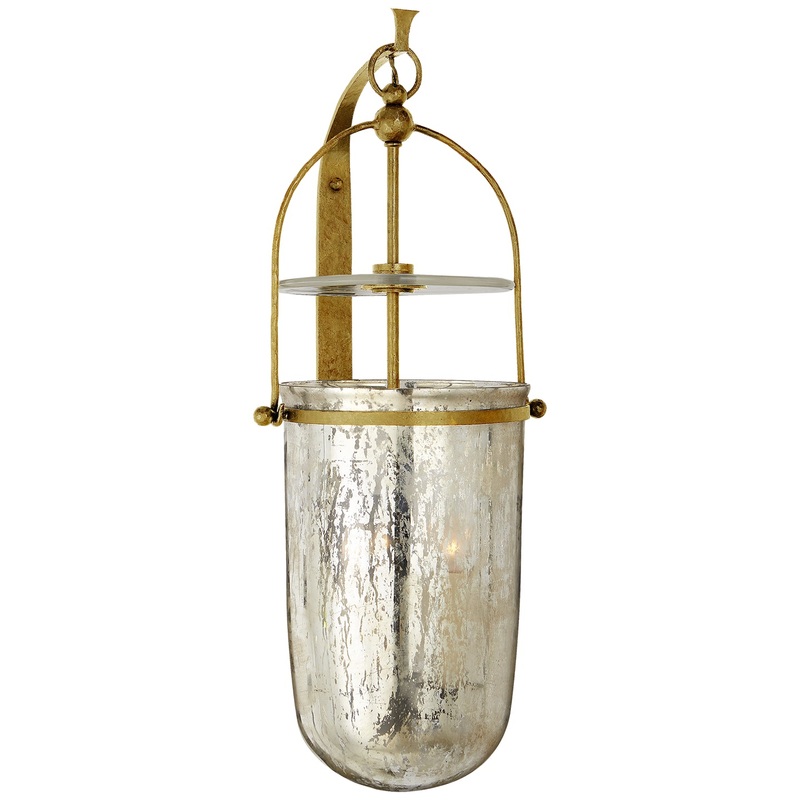 Three Light Wall Sconce from the Lorford Collection in Gilded Iron Finish by Visual Comfort Signature