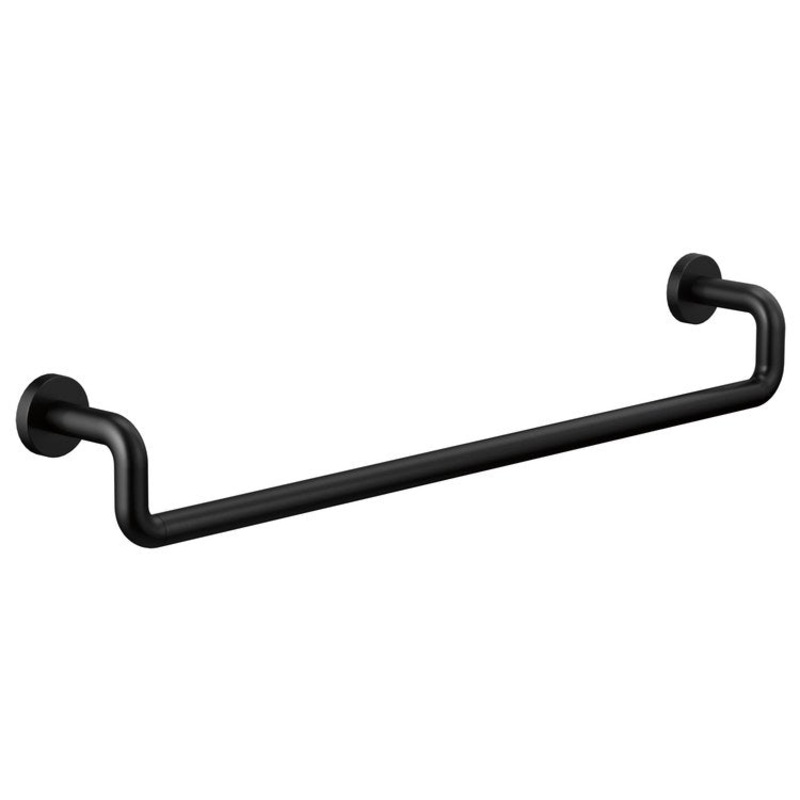 Towel Bar Litze 24 Inch Matte Black Brass