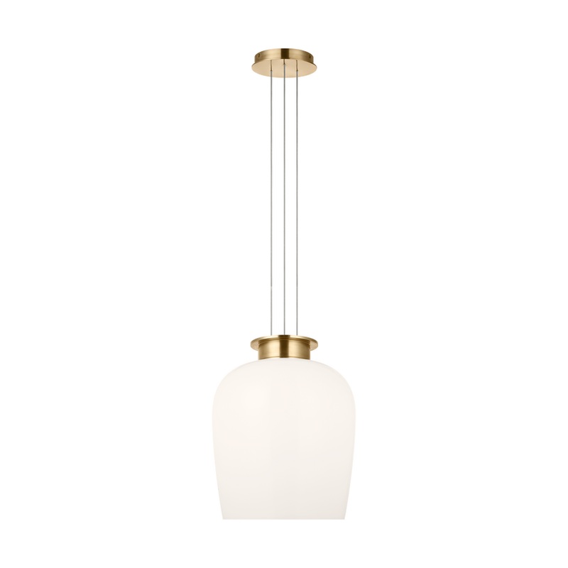 Vetro 27 Pendant Hand Rubbed Antique Brass