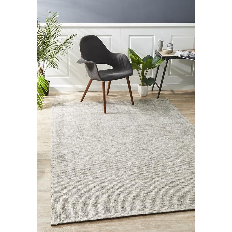 Allure Stone Cotton Rayon Rug by Rug Culture – 225X155CM