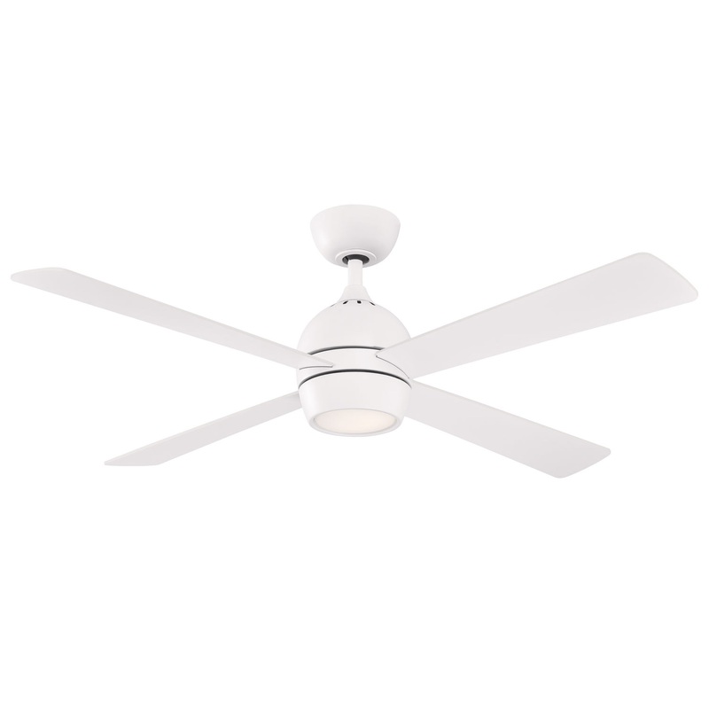 Fanimation FP7652MW Kwad 52 52″ Ceiling Fan Matte White