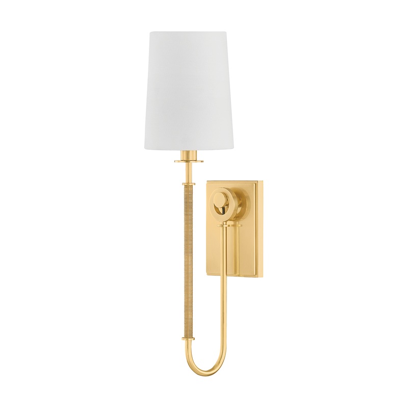Glenmont 1-Light Wall Sconce Aged Brass