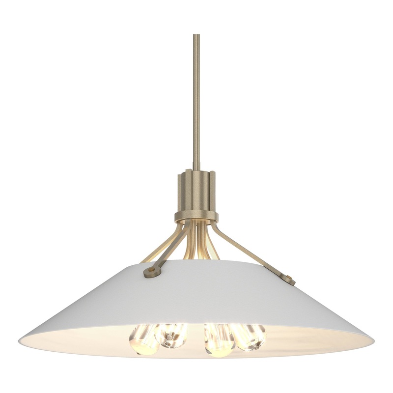 Henry Pendant Soft Gold White