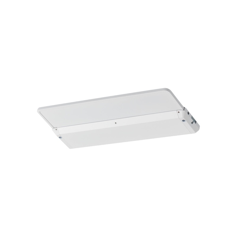 LED Under Cabinet Fixture from the Self-Contained Glyde 120V LED Collection in White Finish by Generation Lighting