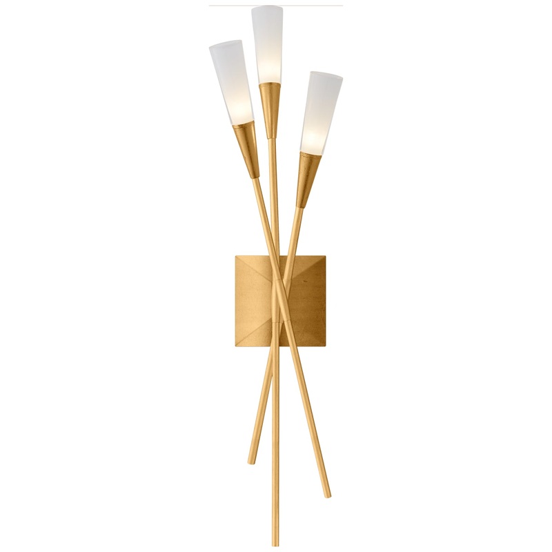 LED Wall Sconce from the Stellar Collection in Gild Finish by Visual Comfort Signature