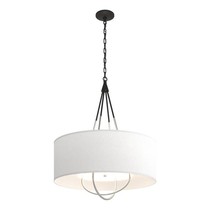 Loop Pendant Black Vintage Platinum Natural Anna Shade (SF)