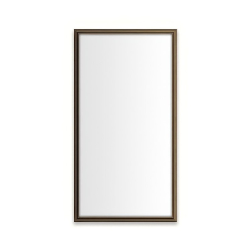 Medicine Cabinet Main Line 16 x 30 Inch 1 Doors Framed Mirror Brushed Bronze Flat Top Rosemont Frame Slow Close Hinges Sliding Magnification Mirror Magnetic Strip Interior Lighting USB Charging ports Electrical Outlets Phone Holder 4 Inch