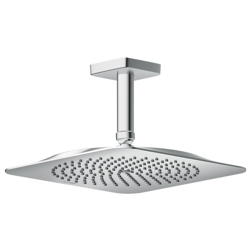 Showerhead Citterio C 270 1 Functions Chrome 10-5/8 Inch 1.75 Gallons per Minute Square Ceiling Mount