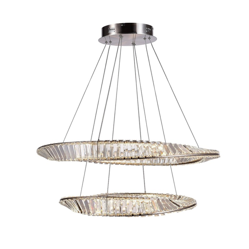 Stella Chandelier – Satin Nickel
