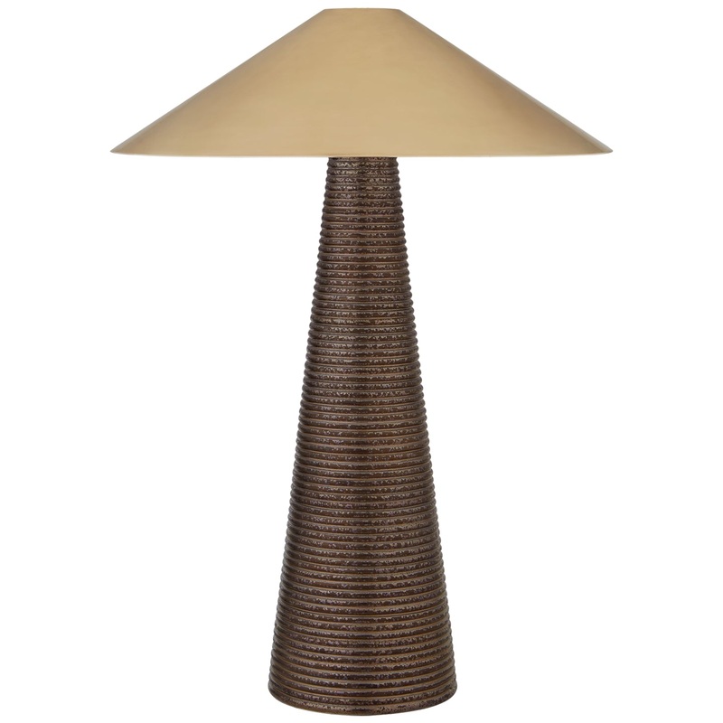 Two Light Table Lamp from the Miramar Collection in Crystal Bronze Finish by Visual Comfort Signature