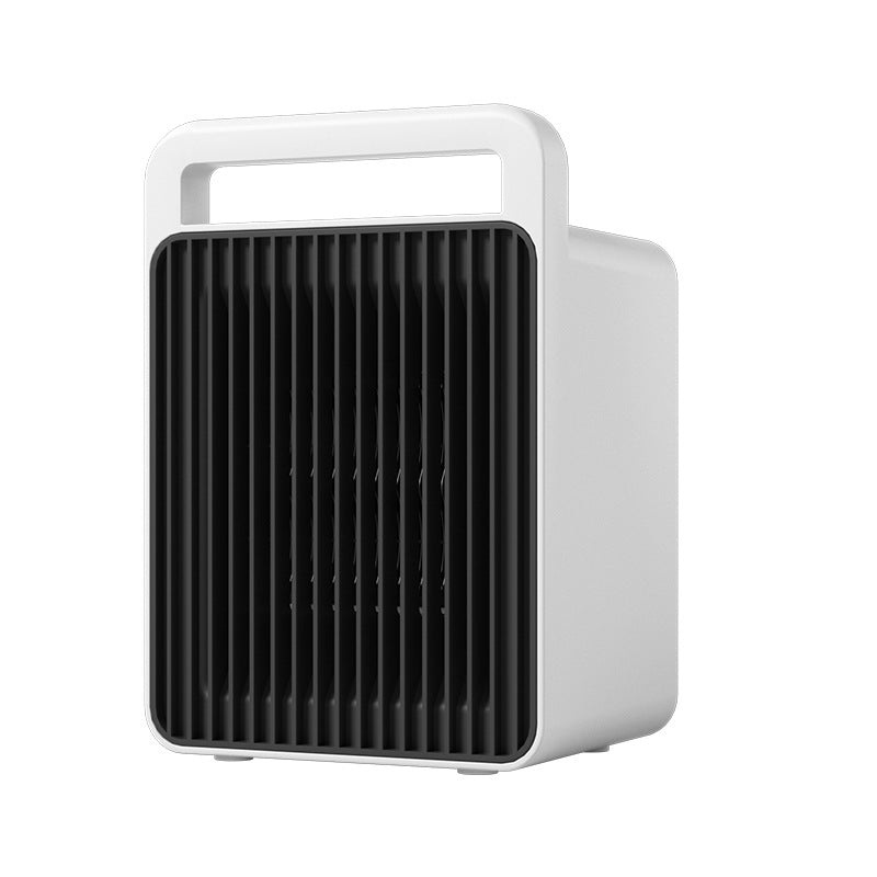White Mini Table Heater – with tip-over and overheating protection, suitable for office and home