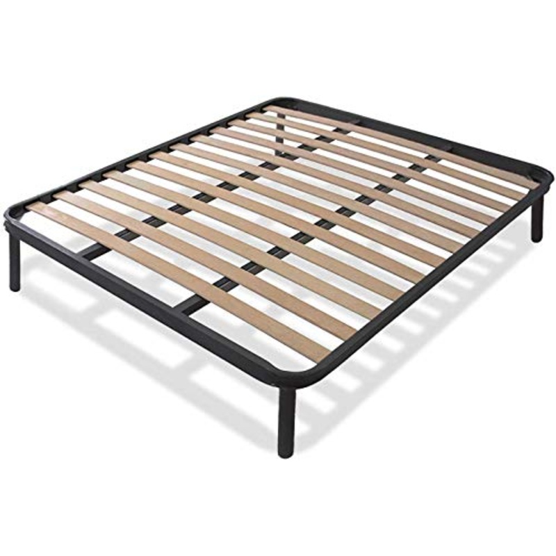 Dormiland, Rete Letto Ortopedica Matrimoniale mis.160x190cm, Doghe in Legno e Struttura in Acciaio, 100% Made in Italy