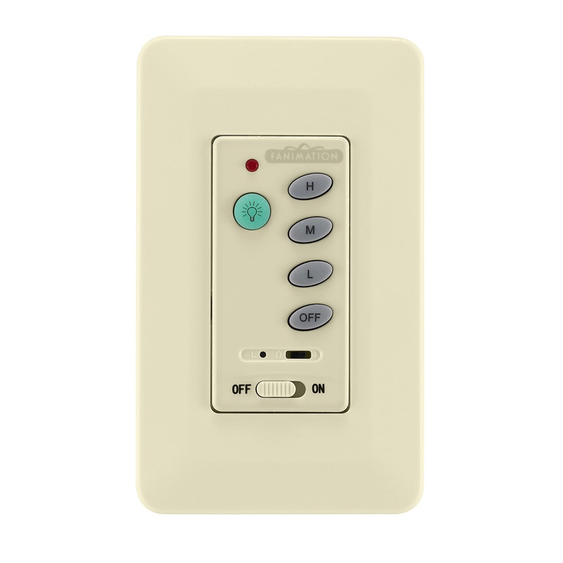 Fanimation CWRL4LA Controls Wall Control Light Almond (Discontinued)