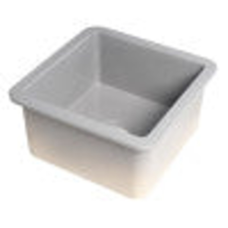 Gray Matte Square 18″ x 18″ Undermount / Drop In Fireclay Prep Sink
