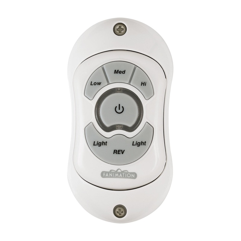 Hand Held Remote Reversing – Fan Speed/Light from the Controls Collection in White Finish by Fanimation