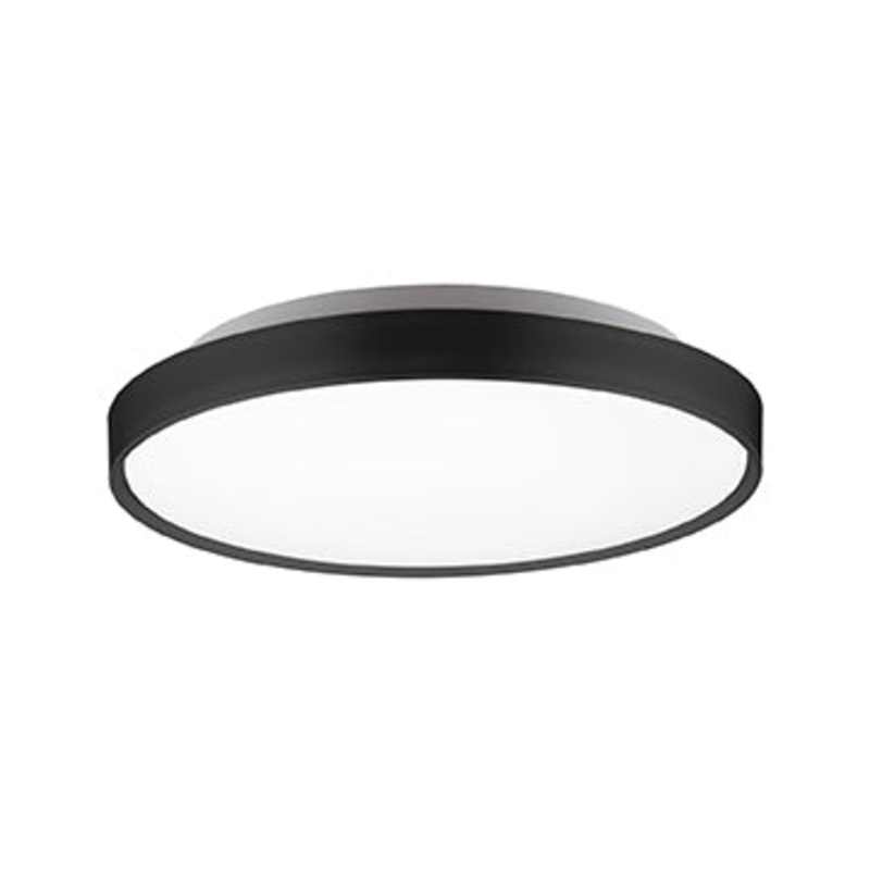 LED Flush Mount from the Brunswick Collection in Black Finish by Kuzco Lighting