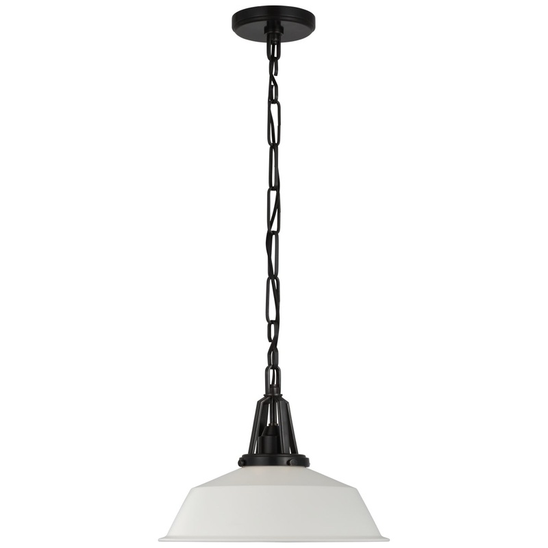 LED Pendant from the Layton Collection in Bronze Finish by Visual Comfort Signature