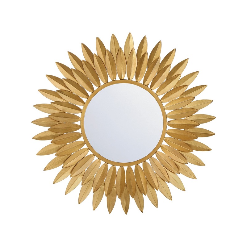 Mirror from the Broche Collection in Antique Gold Finish by Crystorama