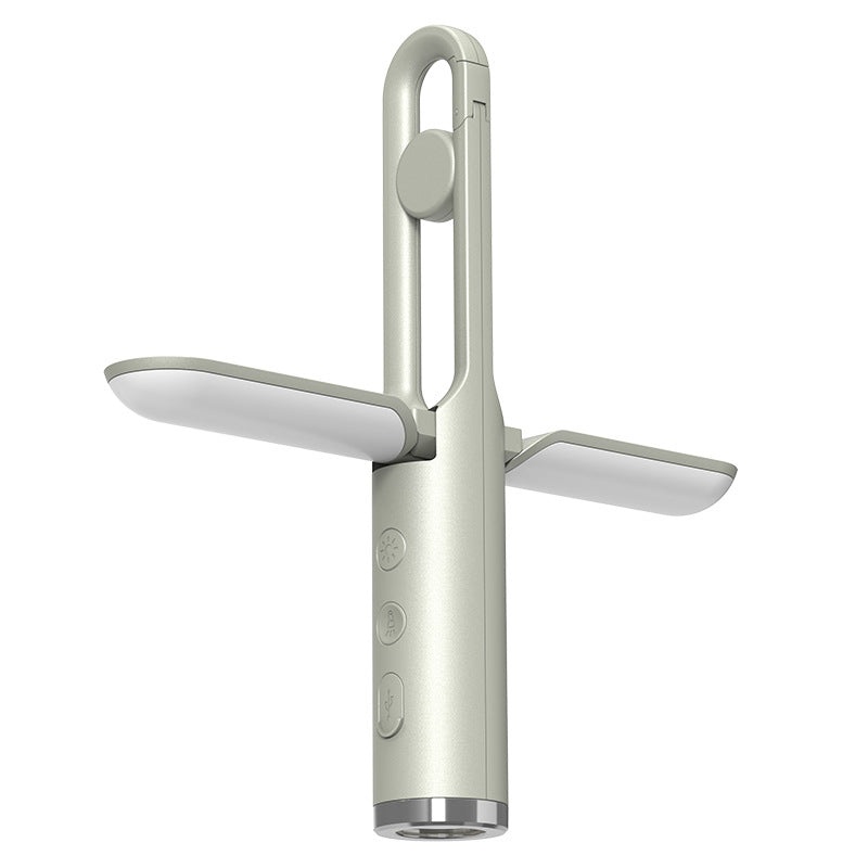 Multi-Function Folding LED Camping Lantern & Flashlight – USB Rechargeable, 3 Light Modes + SOS(Light green)