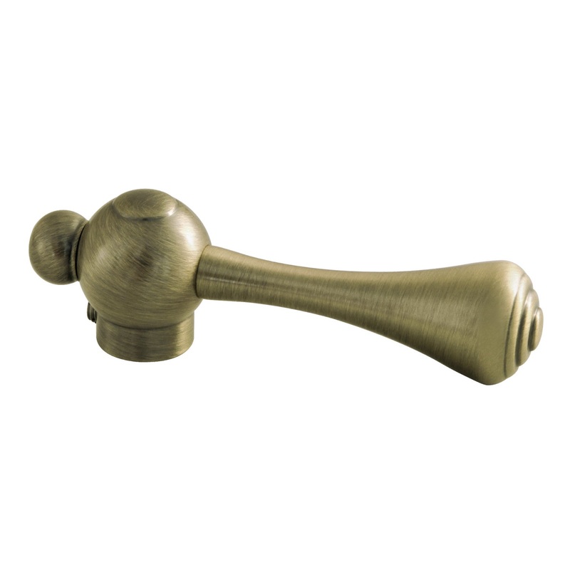 Restoration KSH3963BL Metal Lever Handle, Antique Brass