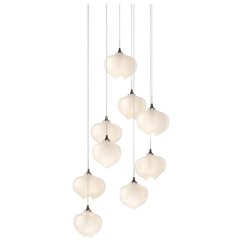 Ume 9-Light Pendant Bronze
