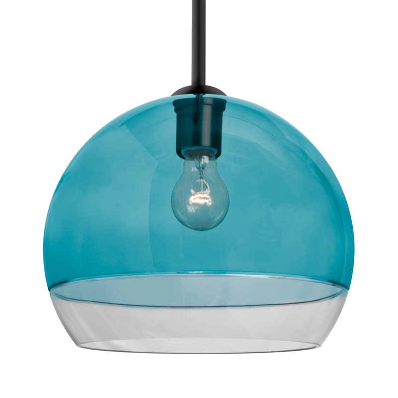 Besa 1TT-ALLY12BL-BK Besa Ally 12 Stem Pendant One Light Pendant Black