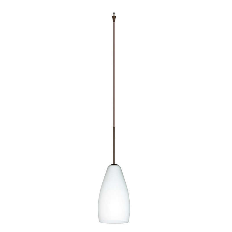 Besa XP-719807-BR Karli One Light Pendant Bronze