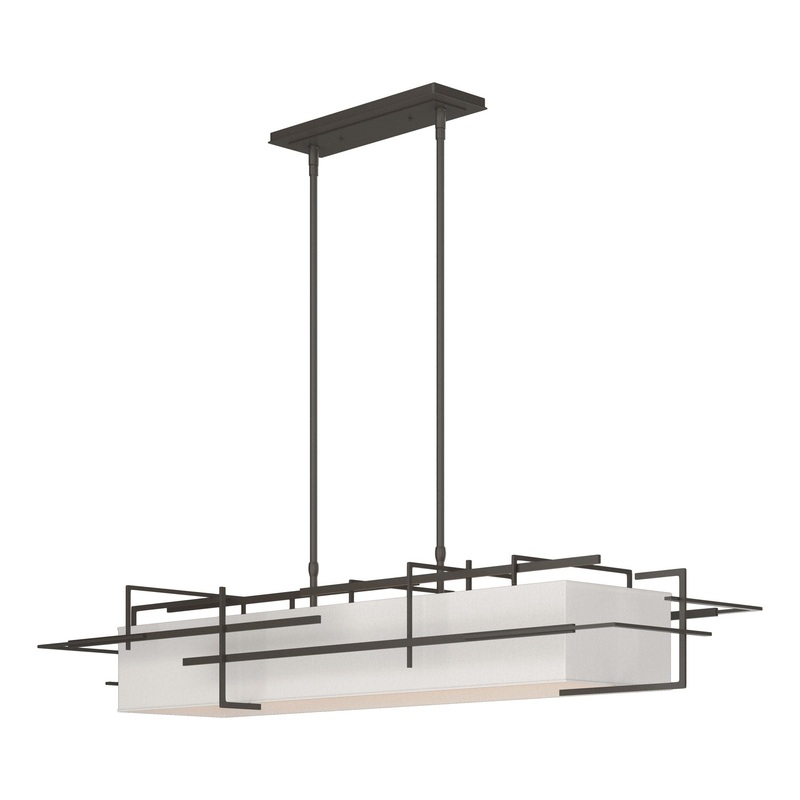 Etch Pendant Dark Smoke Flax Shade (SE)