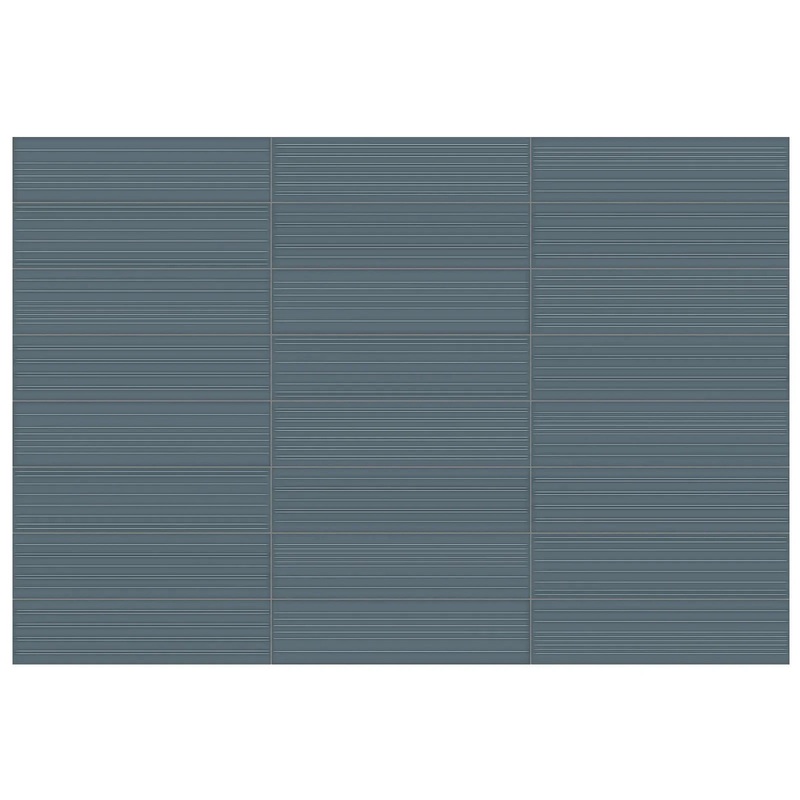 Geometra 3″ x 12″ Divide Ink Glossy Ceramic Wall Tile 3″ x 12″