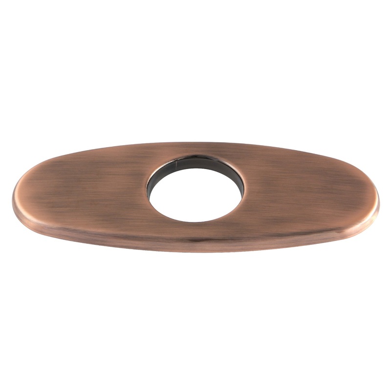 KSCP223AC Bathroom Faucet Deck Plate, Antique Copper