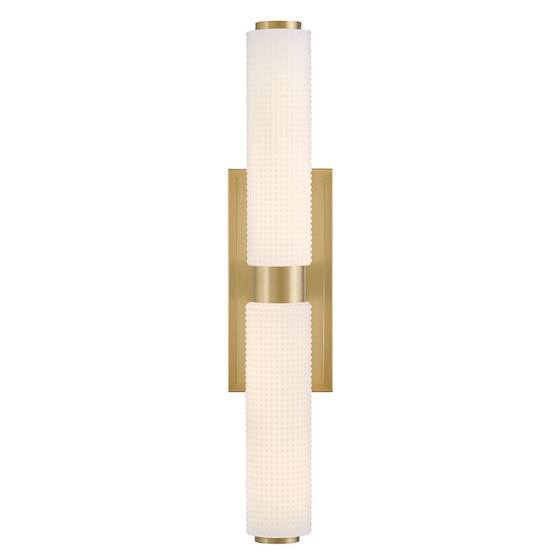Lottie Medium LED Vanity Lacquered Brass