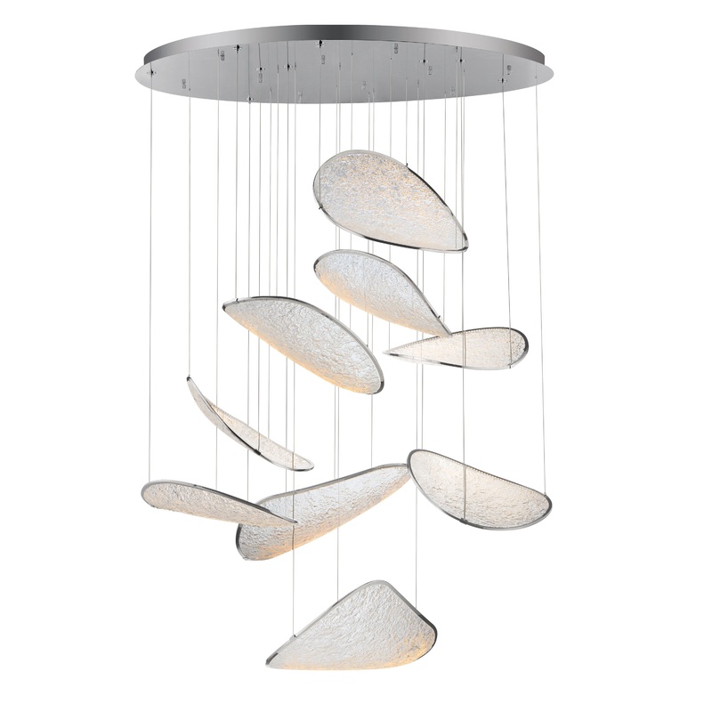 Moonscapes 9-Light LED Pendant Polished Chrome