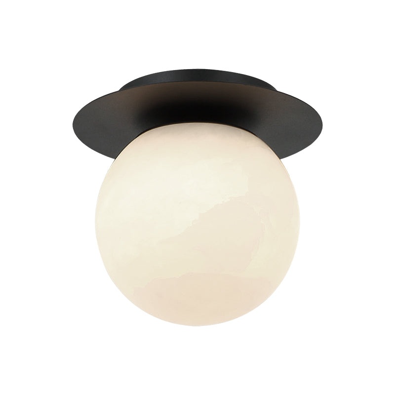 Nikini 1-Light Wall Sconce/Ceiling Mount Matte Black