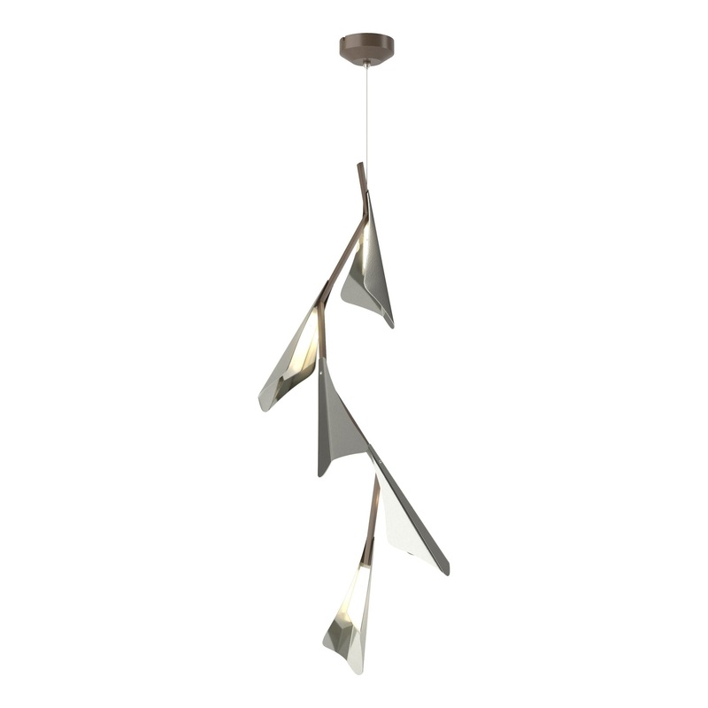 Plume 5-Light LED Pendant Bronze Sterling