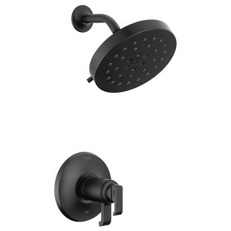 Shower Trim Tetra 17T Series Tempassure 2 Lever Matte Black