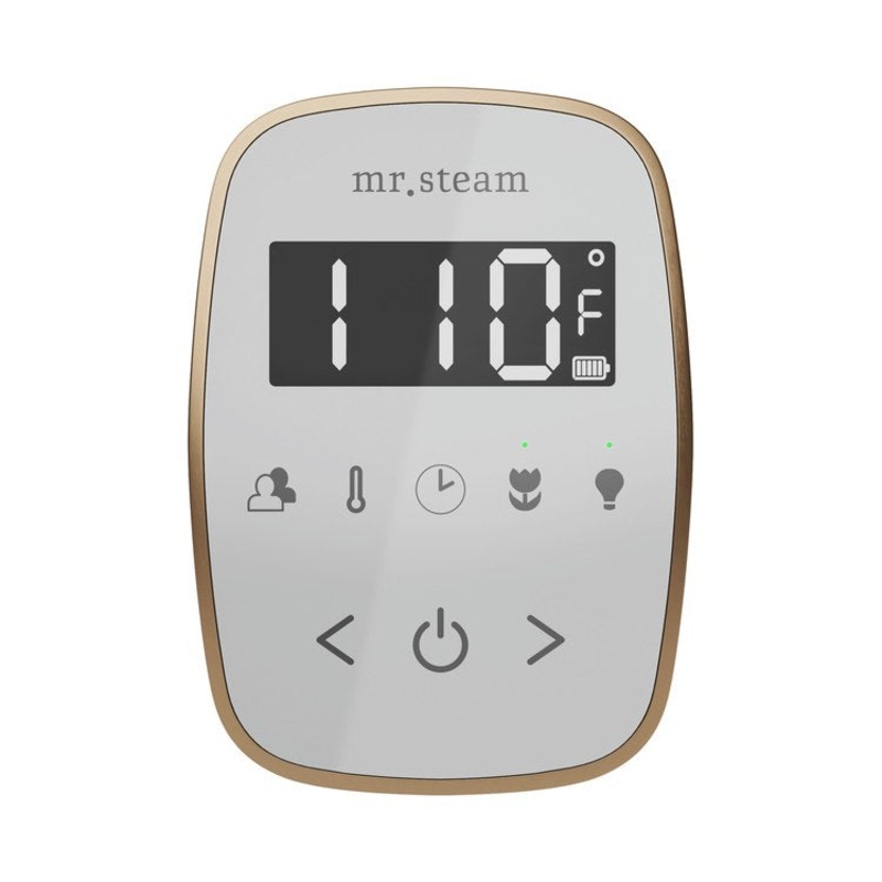 Steam Kit TempoFlex White/Matte Black Shower Control with Steamhead for MS90 to MSSUPER3