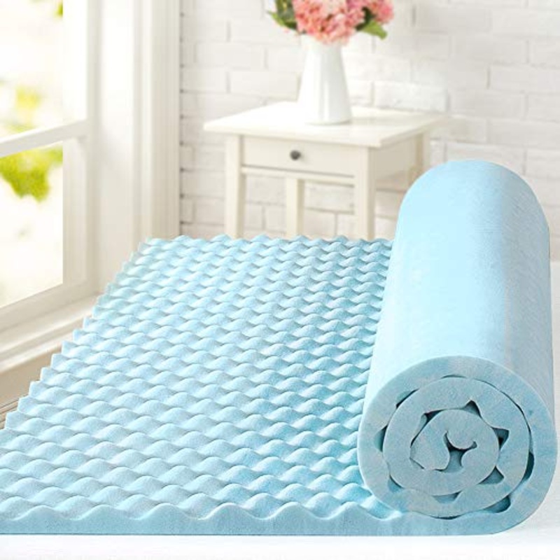 Zinus – Coprimaterasso in memory foam, 3,8 cm, con certificazione CertiPUR-US, 160 x 200 cm