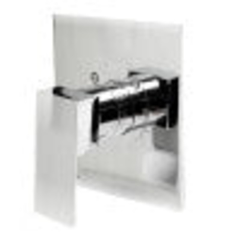 ALFI brand AB6701-PC Polished Chrome Modern Square Pressure Balanced Shower Mixer