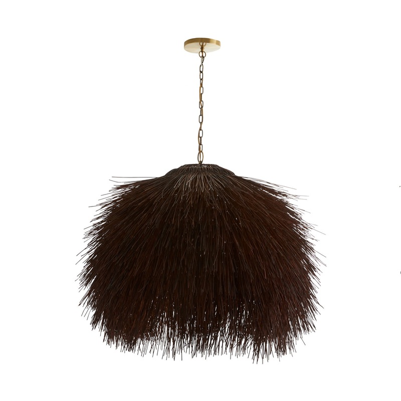 Arteriors 45117 Jana One Light Pendant Dark Brown