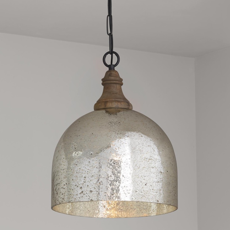 Capital Lighting 336011YP-483 Inglewood 1 Light Pendant Grey Wash and Dark Pewter