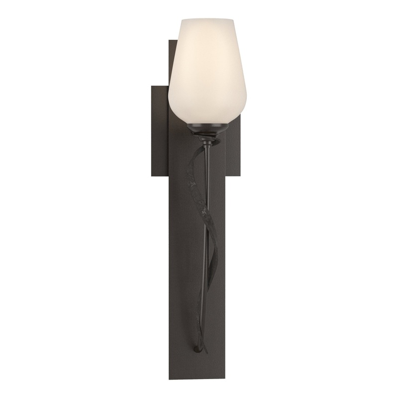 Flora Sconce Oil Rubbed Bronze Opal Glass (GG)