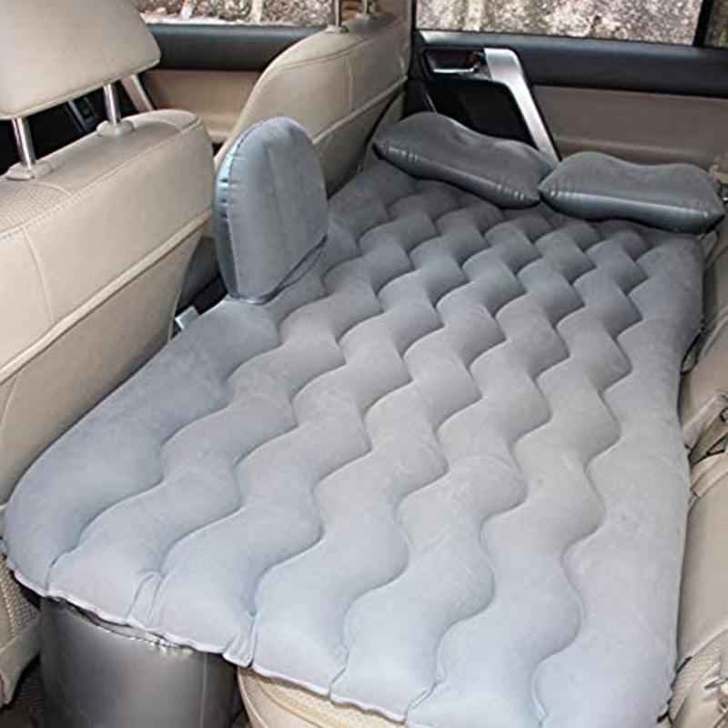 HongLianRiven Lettino da Viaggio Auto Gonfiabile Letto a Bordo Letto Gonfiabile, Cuscino d’Aria Letto, Parte Posteriore dell’automobile di Sleeper Materasso 5-12 (Color : Grey)