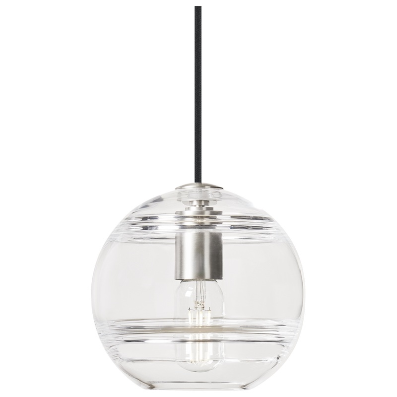 Sedona Medium Pendant Satin Nickel Clear LED Bulb(s) Included