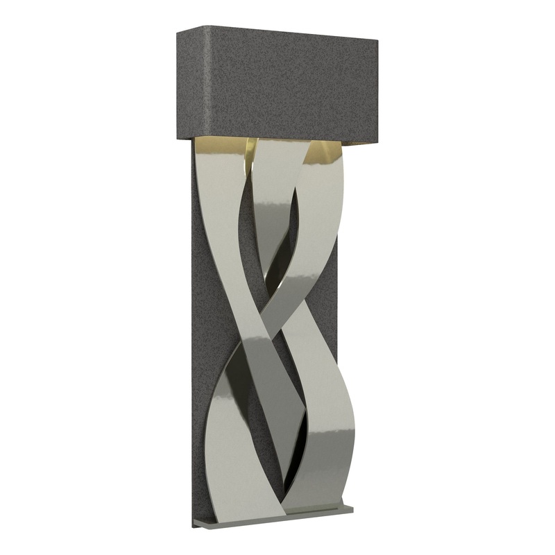 Tress Small LED Sconce Natural Iron Sterling