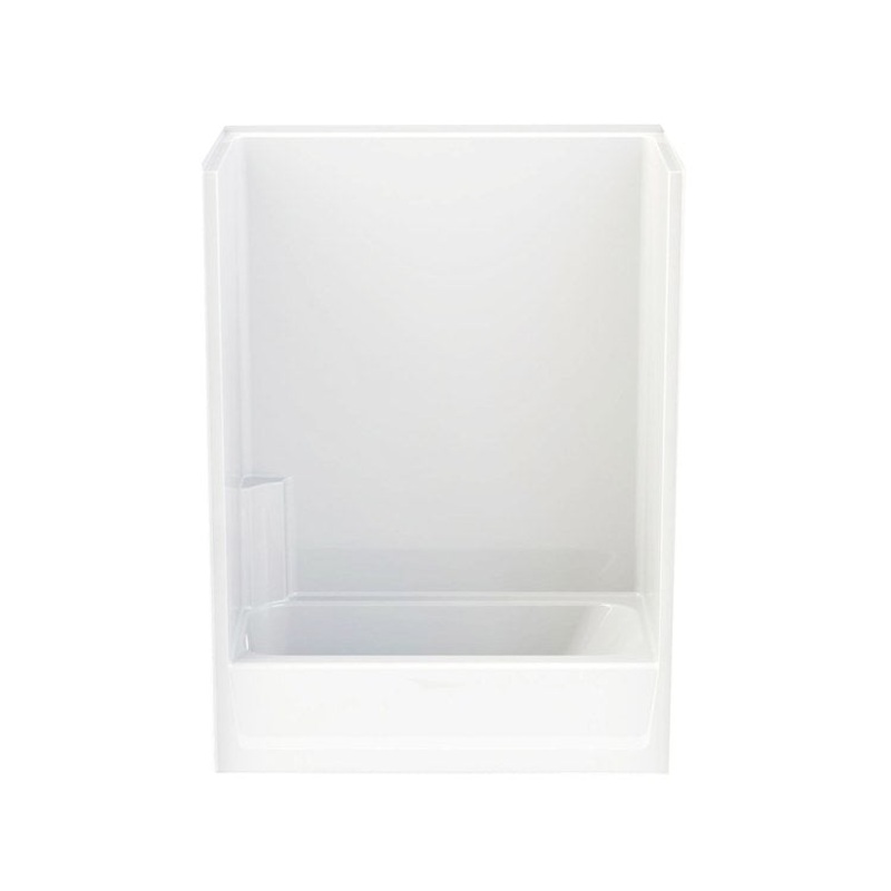 Tub and Shower Module Left Drain Linen 1 Shelf 50 Gallons 60 x 32 x 80-1/2 Inch