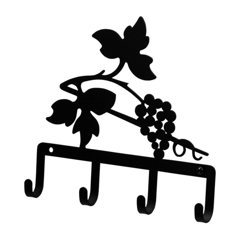 Village Wrought Iron KH-157 Grapevine Key Holder