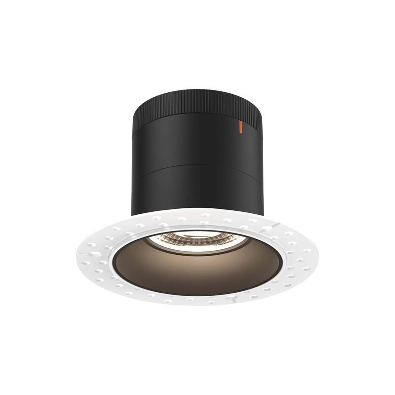 4″ Modular Downlight Black (Trimless) 60 Degrees Regressed