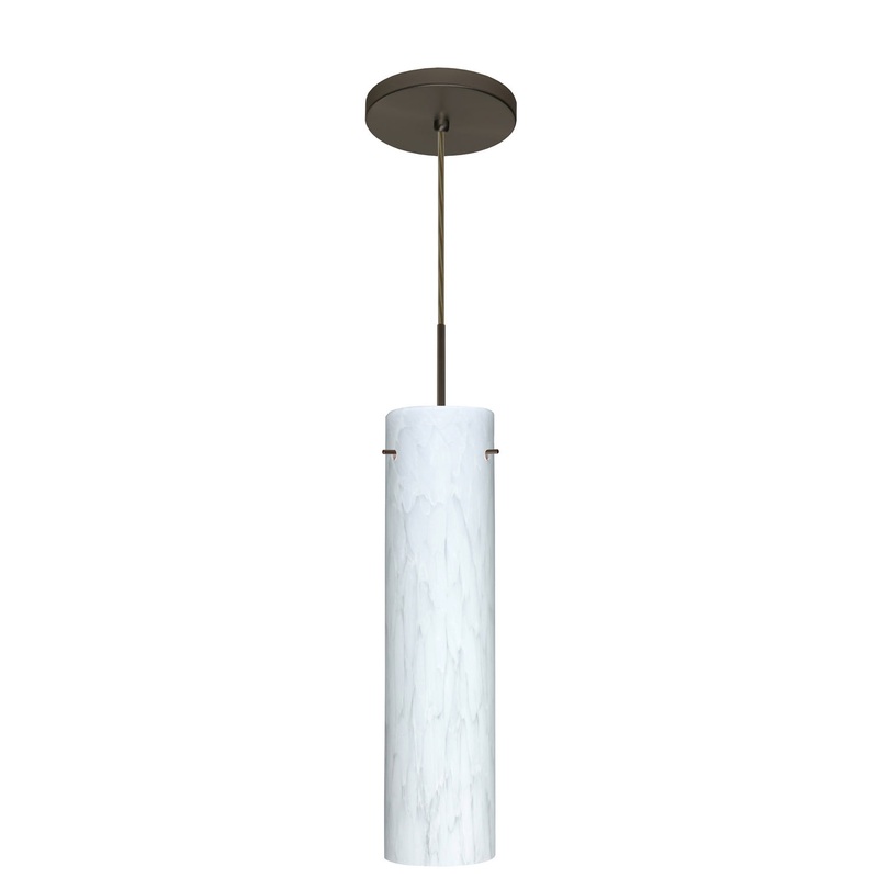 Besa 1JT-722419-LED-BR Stilo One Light Pendant Bronze